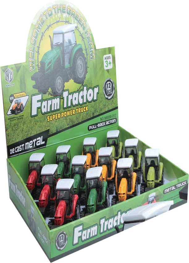 Pull Back Tractor Toys